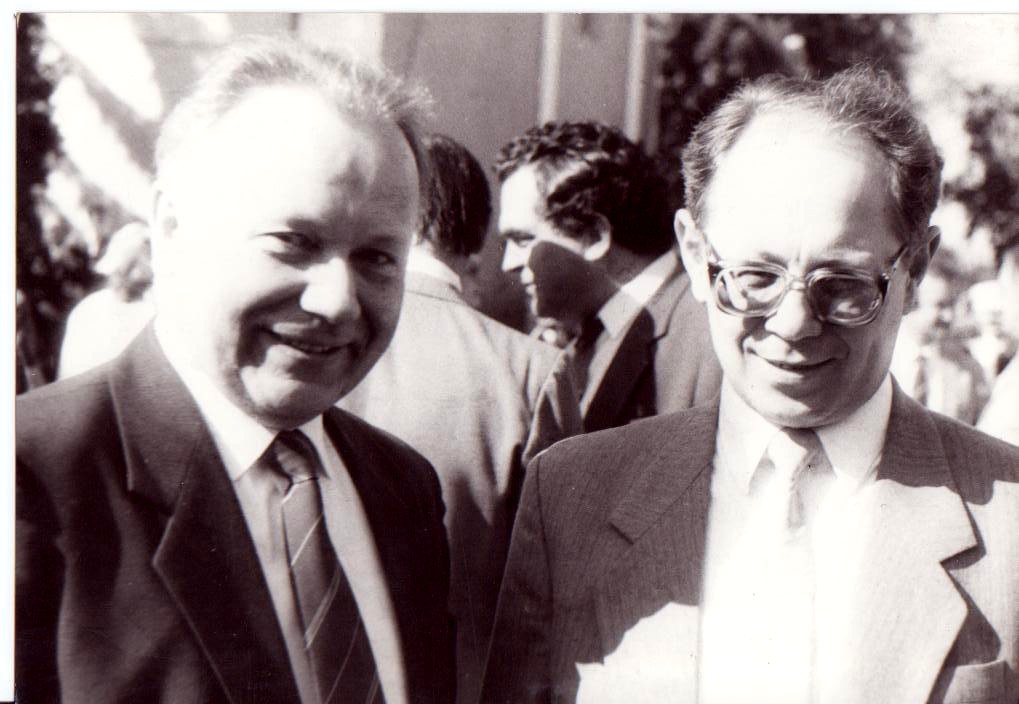 Богдан Заброварний і Геннадій Бондаренко, м. Луцьк, 1990-ті рр.