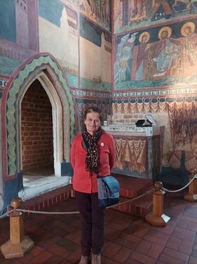 У каплиці Пресвятої Трійці на замку в Любліні