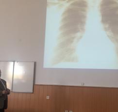 Студентам провели лекцію щодо проблематики туберкульозу в Україні та світі