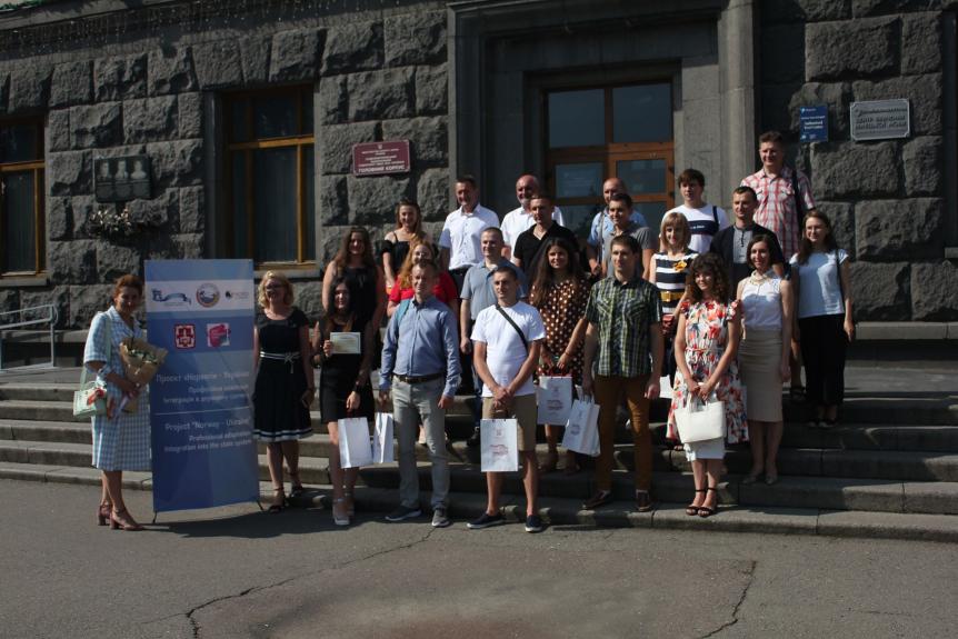 У Лесиному виші вручили дипломи та сертифікати випускникам проєкту «Норвегія – Україна»