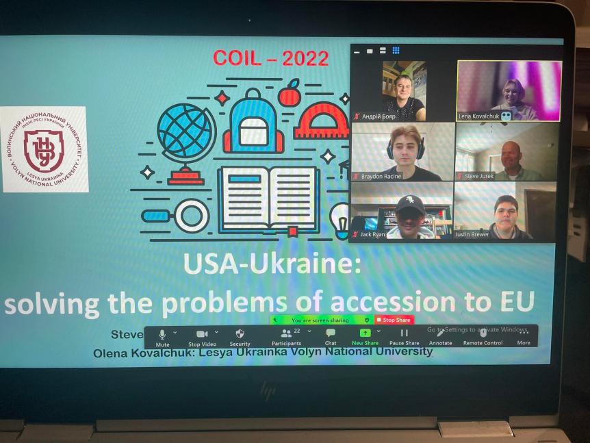 На факультеті міжнародних відносин реалізують українсько-американський проєкт віртуального обміну