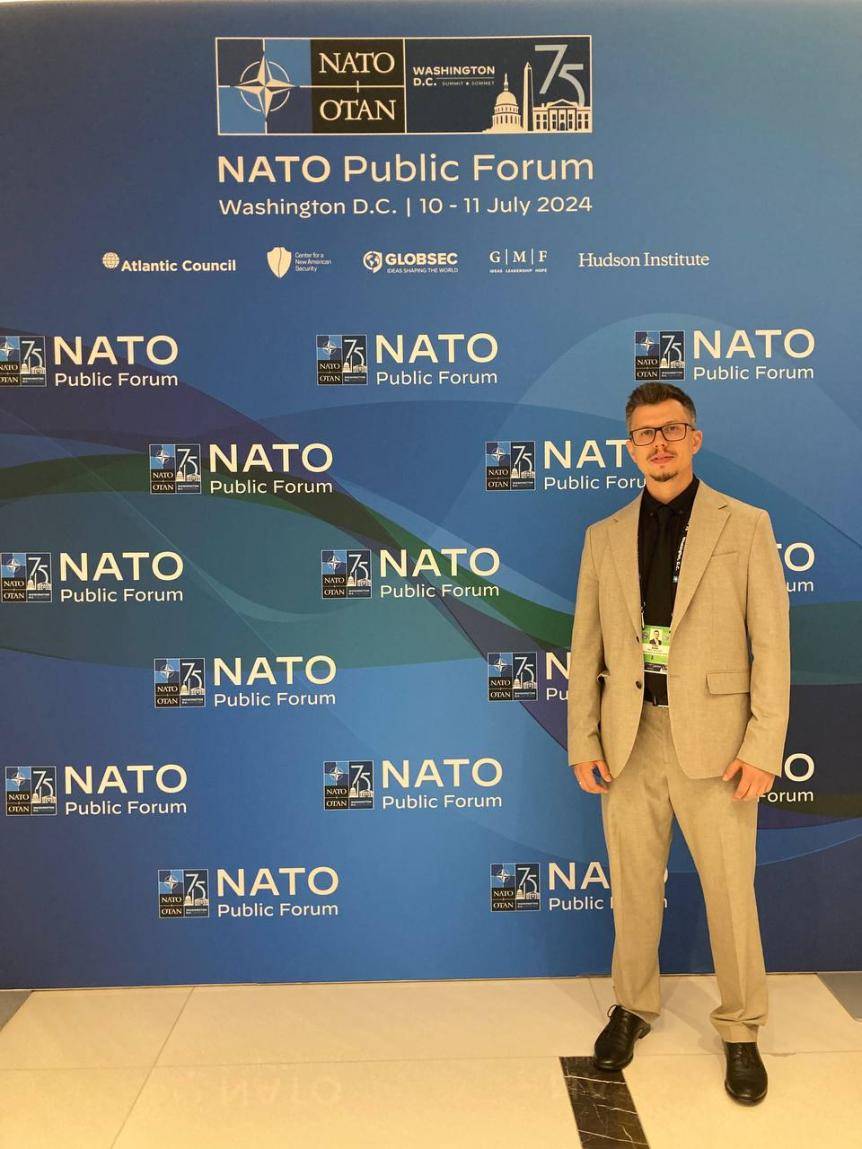 Докторант ВНУ взяв участь у громадському форумі НАТО у Вашингтоні